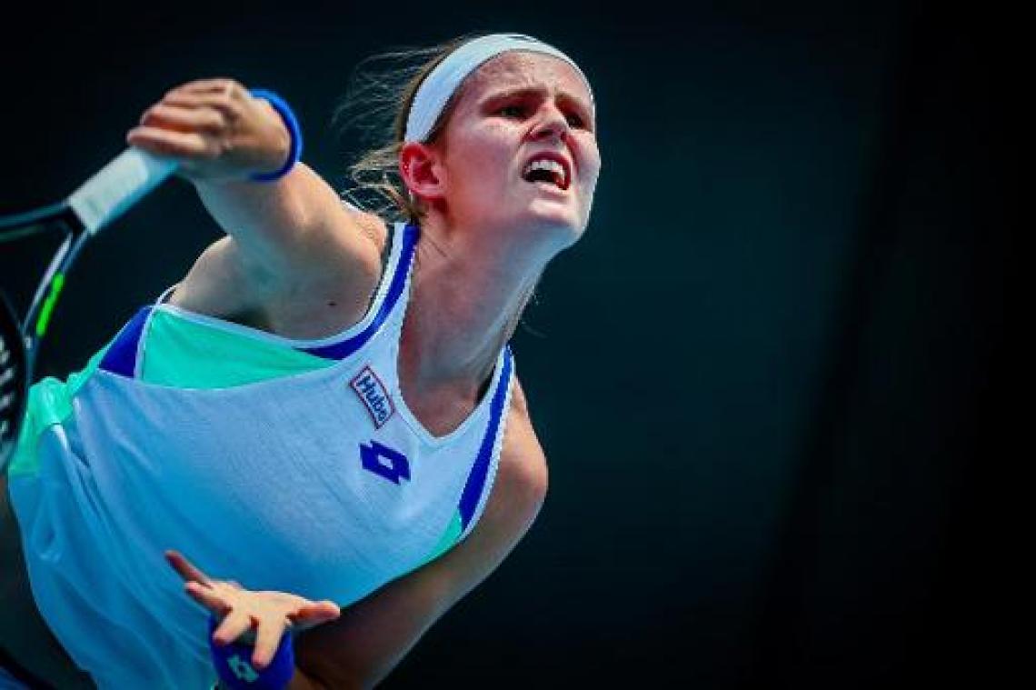 Australian Open - Greet Minnen plaatst zich voor tweede kwalificatieronde