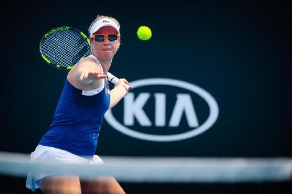 Ysaline Bonaventure strandt in tweede voorronde Australian Open