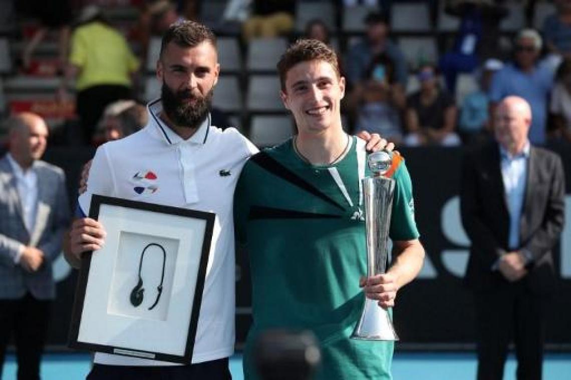 ATP Auckland - Humbert wint in finale Frans onderonsje van Paire