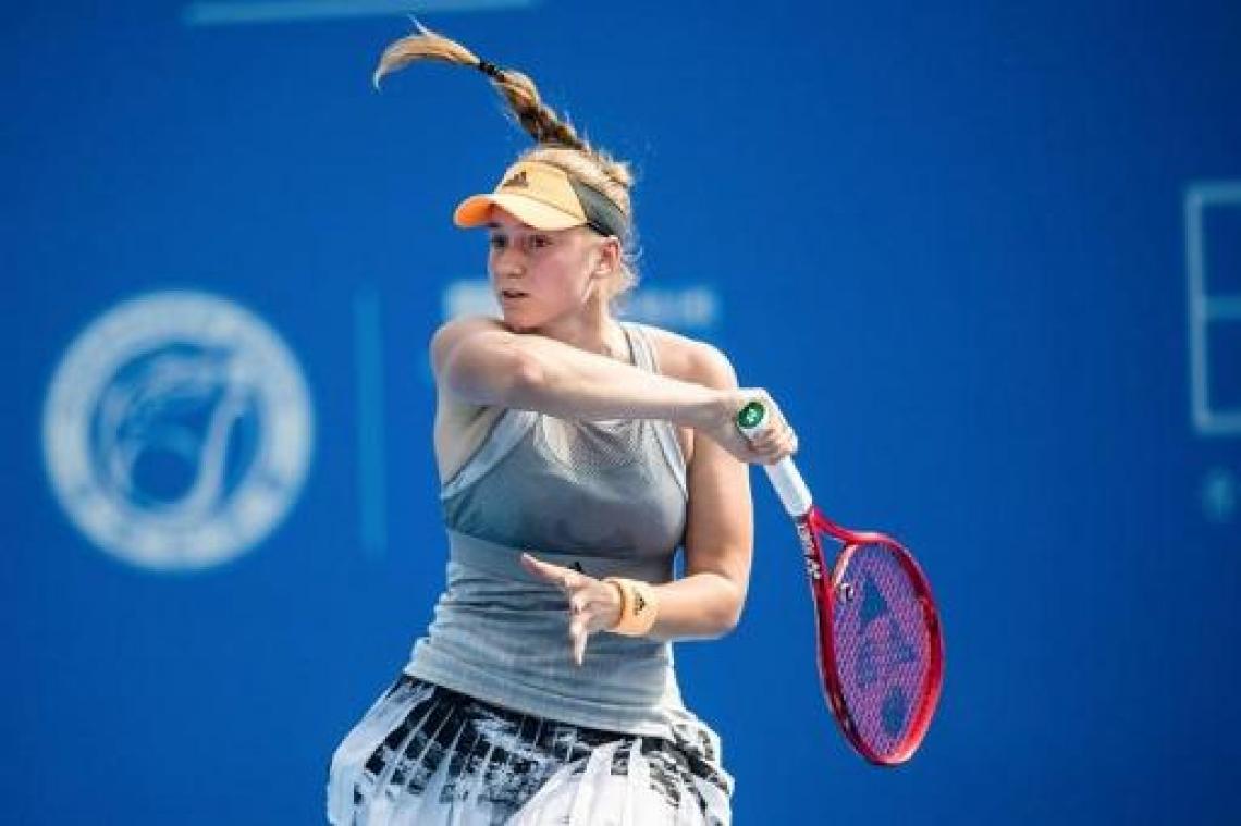 WTA Hobart - Rybakina pakt in Hobart eerste titel