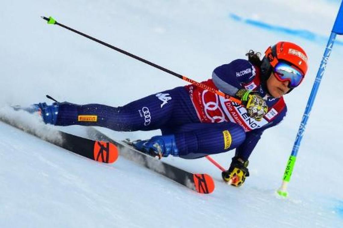Brignone en Vlhova moeten de zege delen in Sestrières