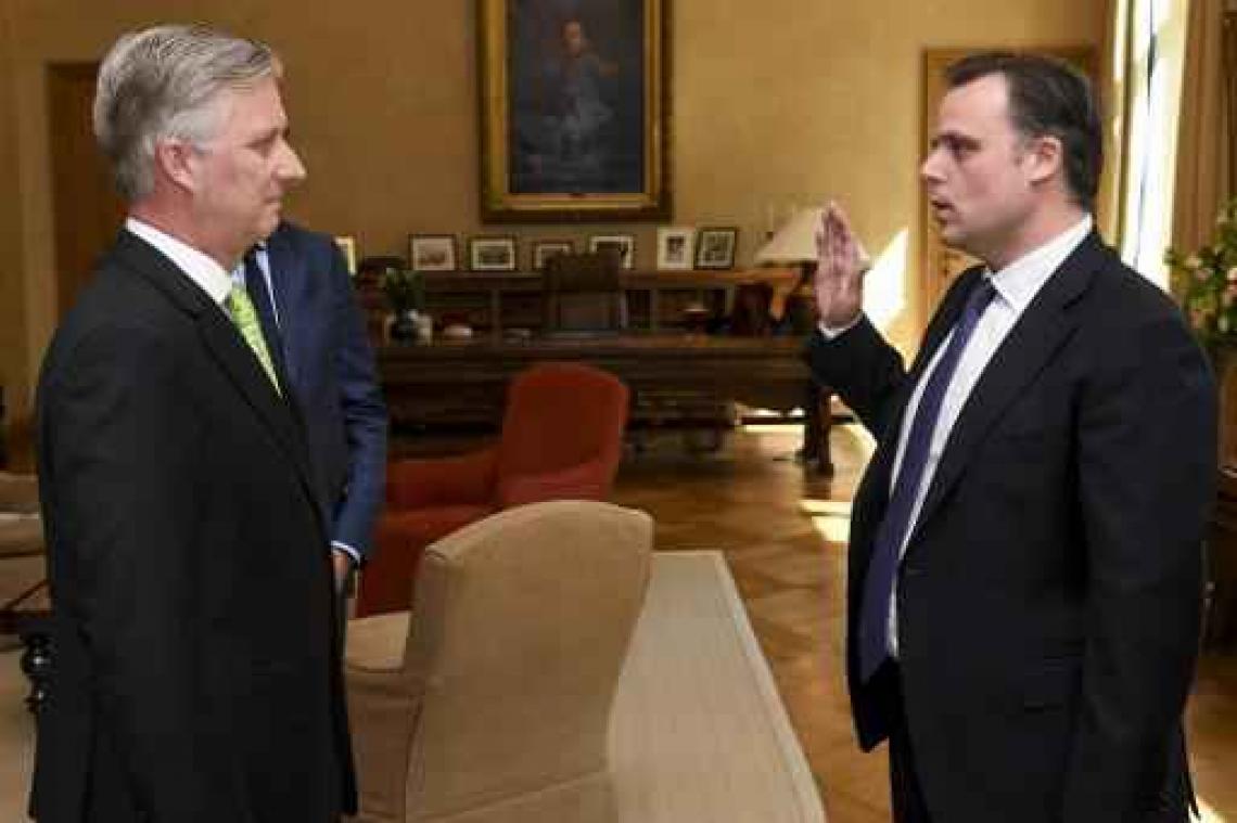 Philippe De Backer legt eed af als nieuwe staatssecretaris