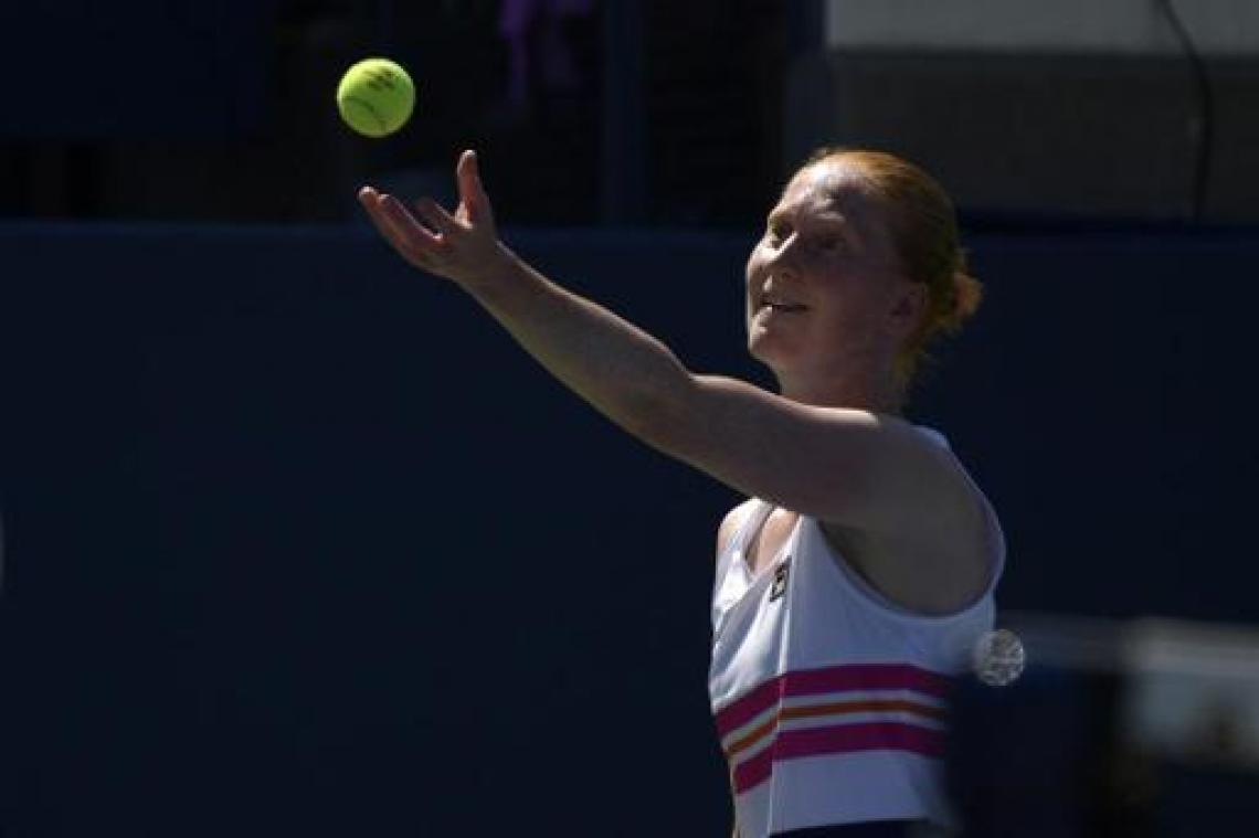 Australian Open - Alison Van Uytvanck gaat niet door naar tweede ronde
