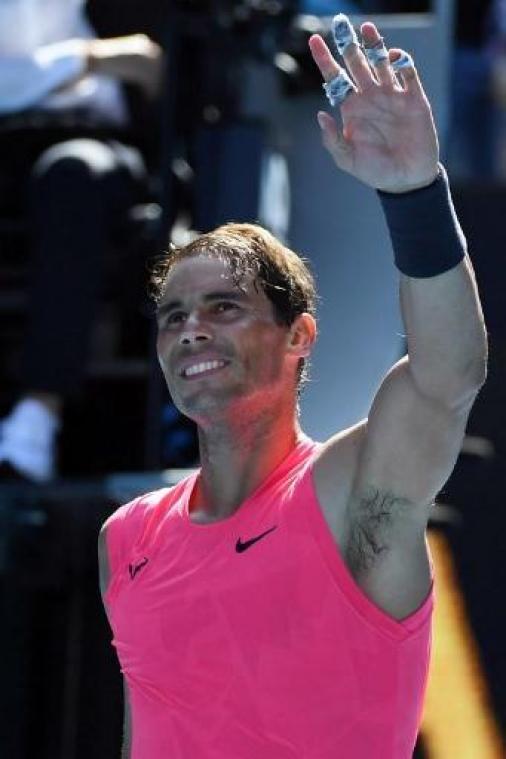 Nadal stoot vlot door op Australian Open