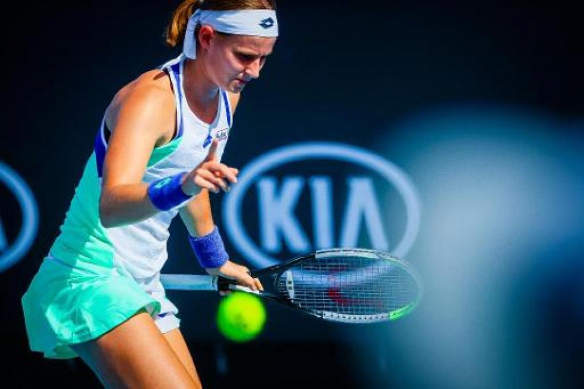 Australian Open - Greet Minnen strandt in tweede ronde