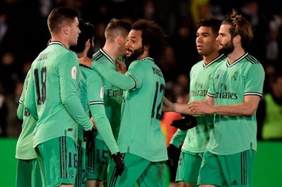 Copa del Rey - Real Madrid, zonder Courtois en Hazard, raakt ook ternauwernood voorbij derdeklasser