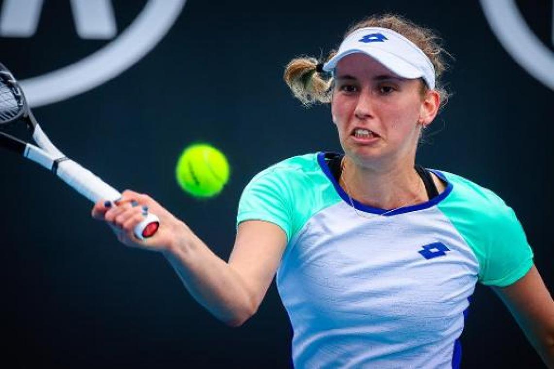 Mertens baant zich een weg naar de derde ronde Australian Open