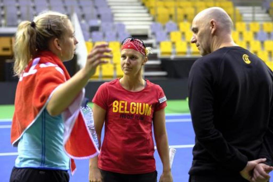 Fed Cup-kapitein Van Herck selecteert Mertens, Flipkens, Bonaventure en Minnen voor Kazachstan