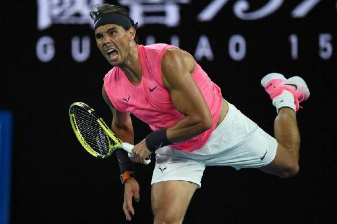 Rafael Nadal bereikt derde ronde van Australian Open