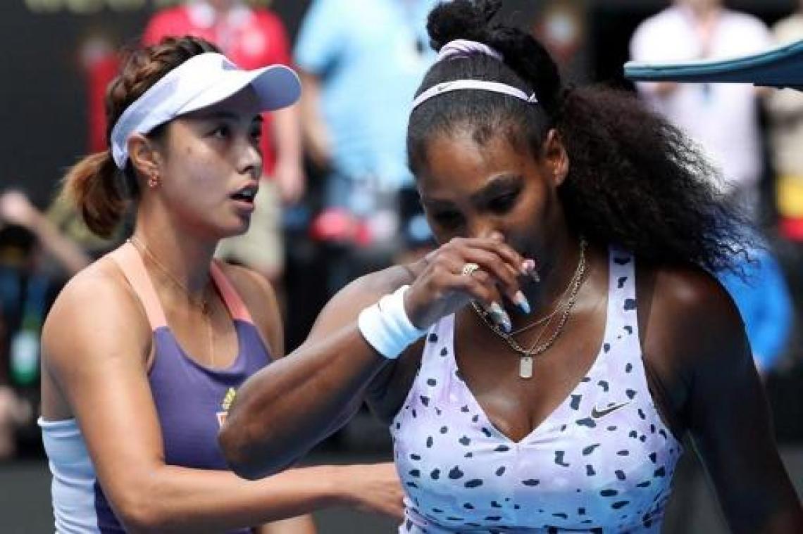 Australian Open - Serena Williams verliest van Chinese Wang