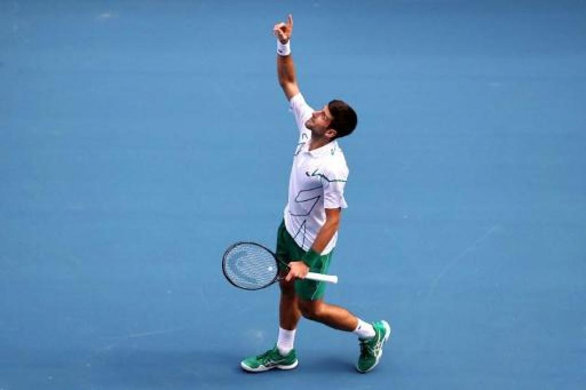 Australian Open - Djokovic staat in de kwartfinales, Gauff sneuvelt in Amerikaans duel
