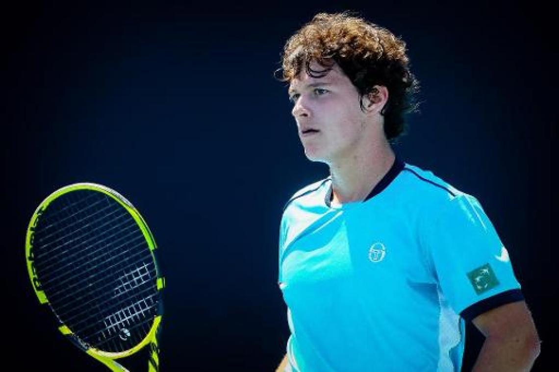 Australian Open - Junior Alexander Hoogmartens in tweede ronde uitgeschakeld