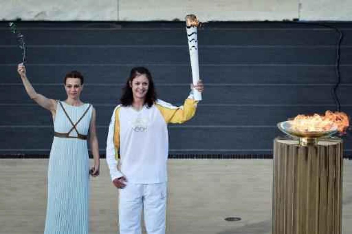 Olympische vlam is in Brazilië aangekomen