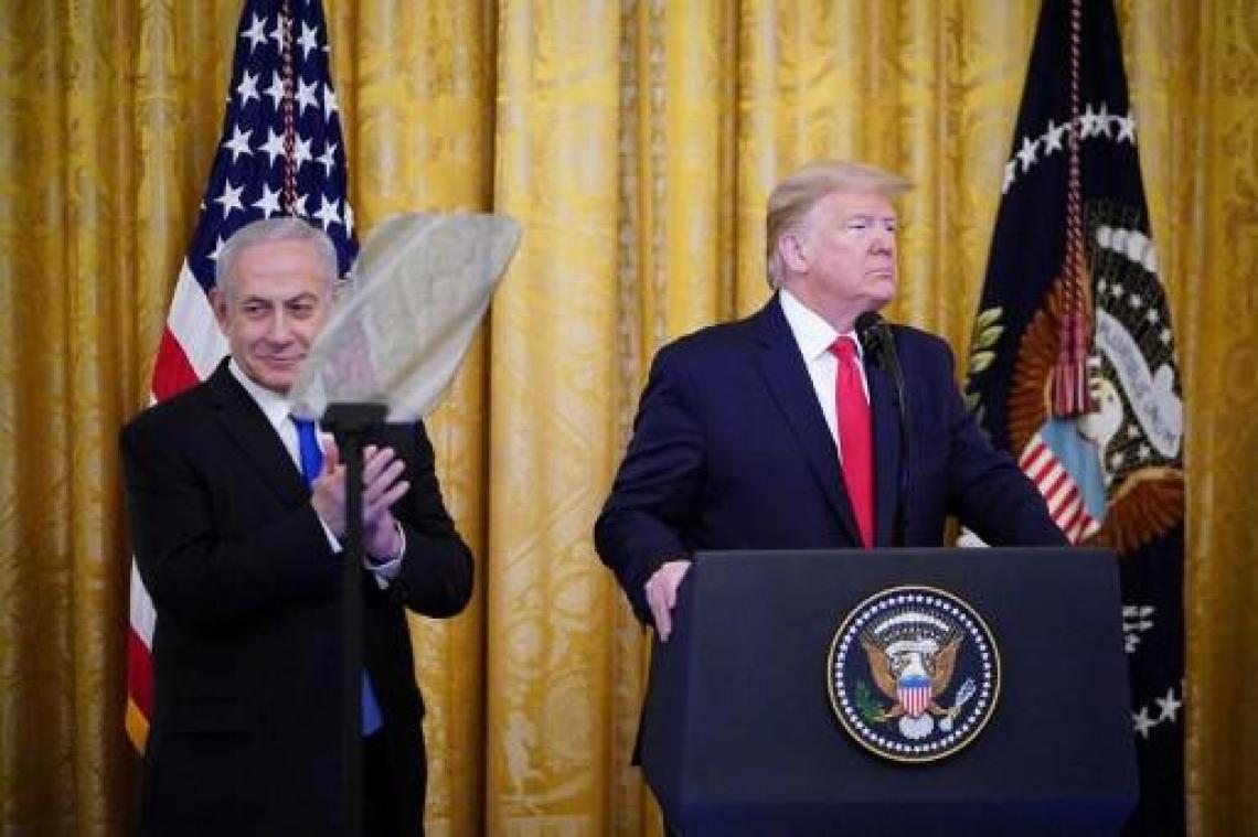 Trump stelt "realistische" tweestatenoplossing voor