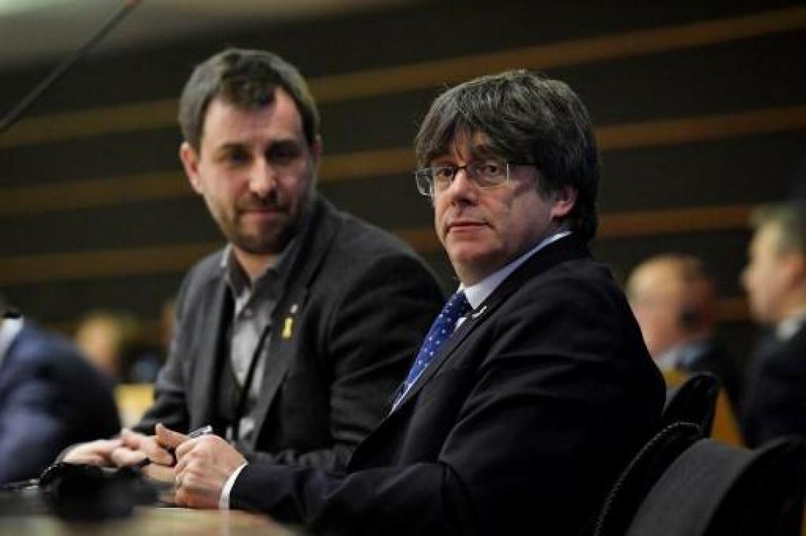Puigdemont en Comín niet bij groene fractie in Europees Parlement