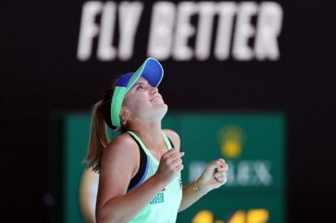 Australian Open - Sofia Kenin voorbij Ashleigh Barty naar finale
