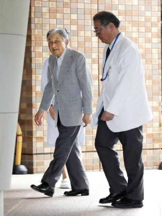 Voormalig keizer Akihito van Japan onwel geworden