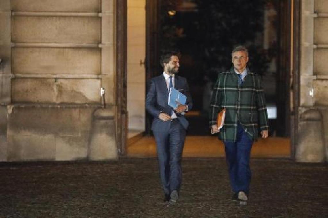 Coens en Bouchez onverwacht terug op het Paleis
