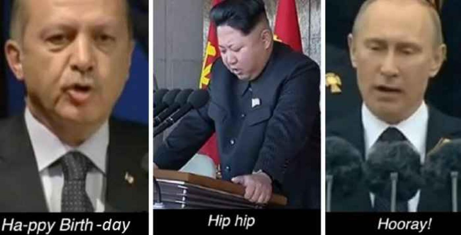 Dictators zingen voor persvrijheid