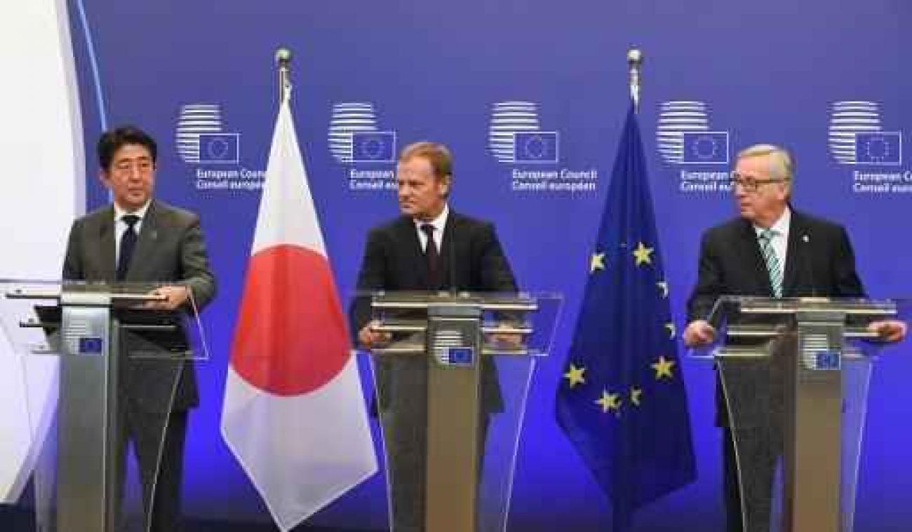 Japan en EU-leiders gaan gesprekken over vrijhandelsakkoord versnellen