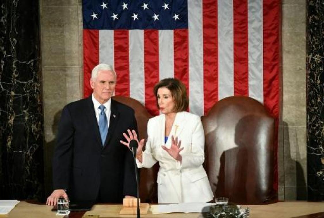 State of the union Trump - Democratische vrouwen in wit gekleed voor meer gelijkheid