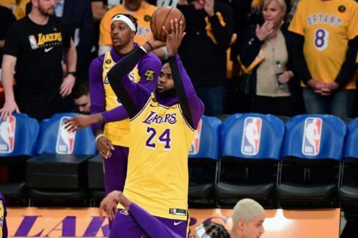 LeBron James schenkt Lakers de zege tegen San Antonio Spurs
