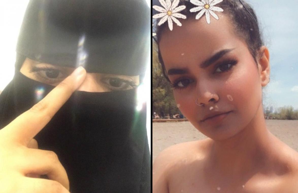Saudische vrouw onder vuur nadat ze boerka inruilt voor bikini (foto)