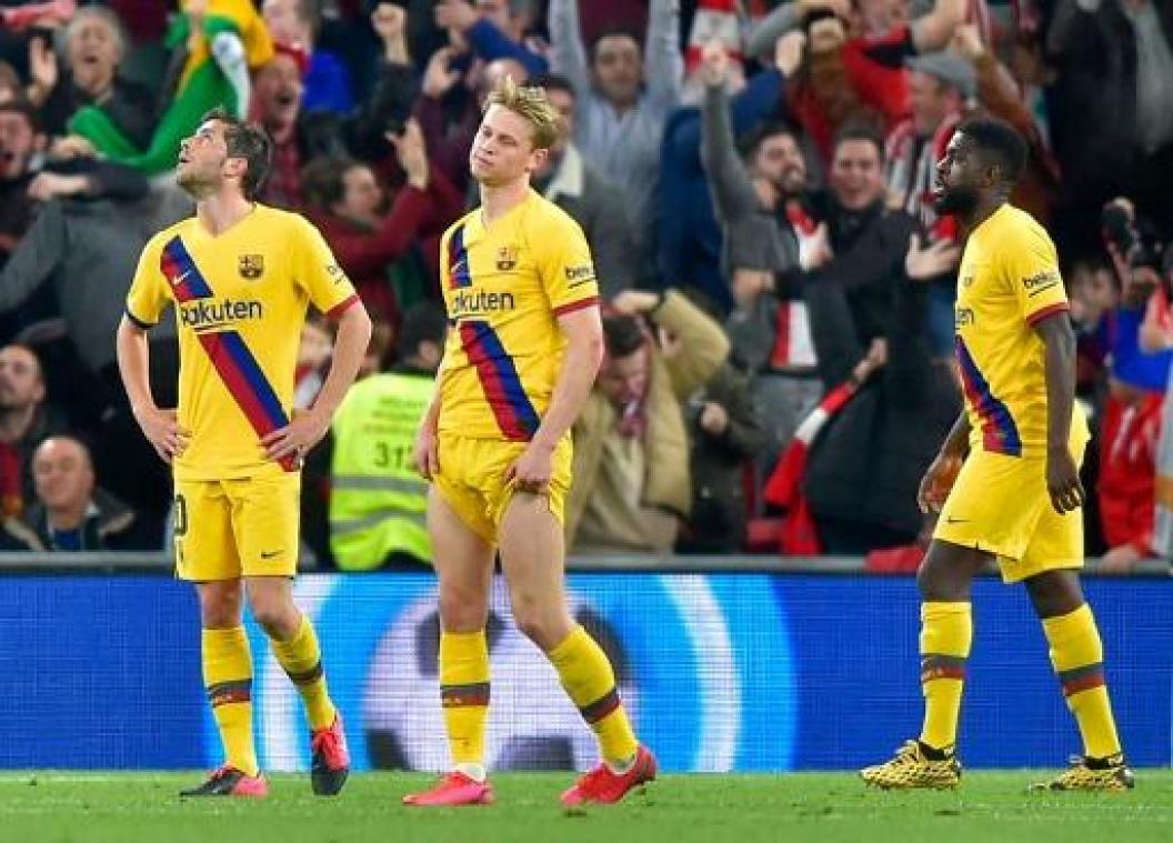 Copa del Rey - Na Real Madrid ook Barcelona uitgeschakeld