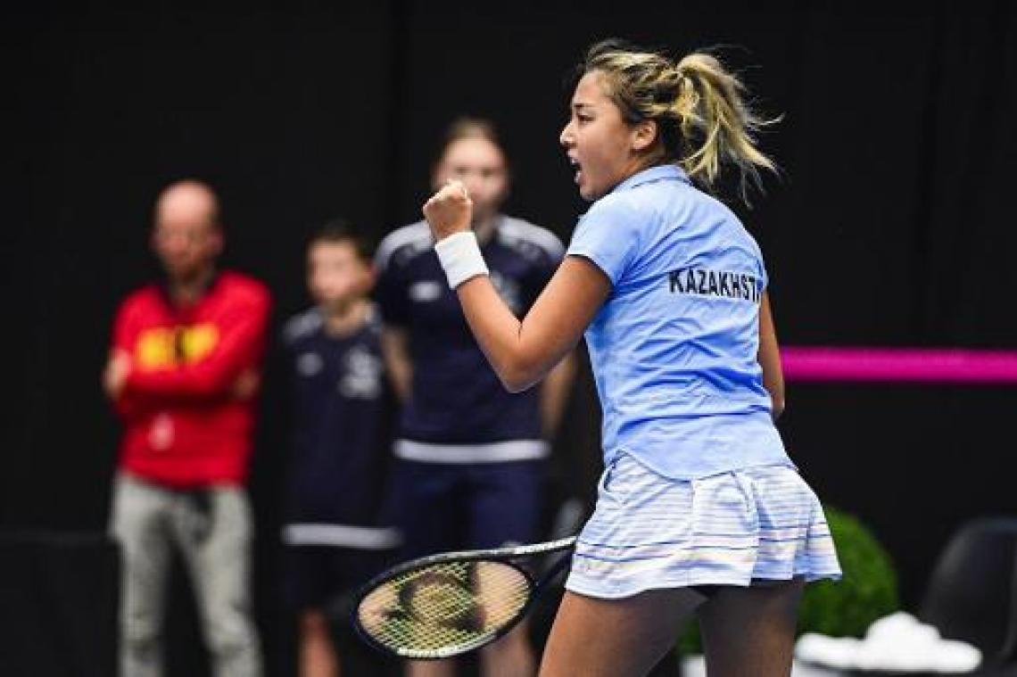 Zarina Diyas kan droomstart niet verzilveren