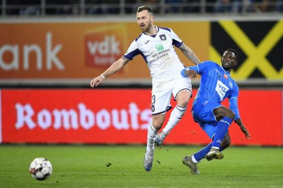 Jupiler Pro League - Anderlecht moet vrede nemen met een punt in Gent