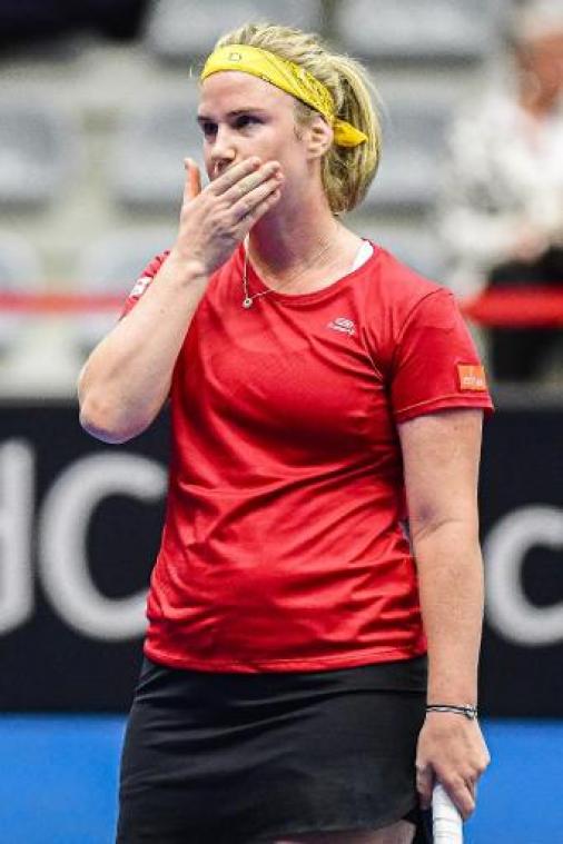 Fed Cup - Bonaventure mist drie matchballen: "Heel pijnlijk"