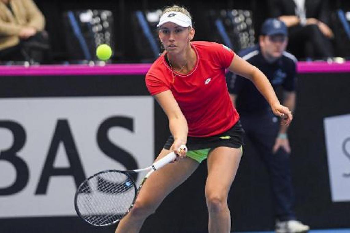 Fed Cup - België en Kazachstan vatten tweede dag aan bij 1-1 stand