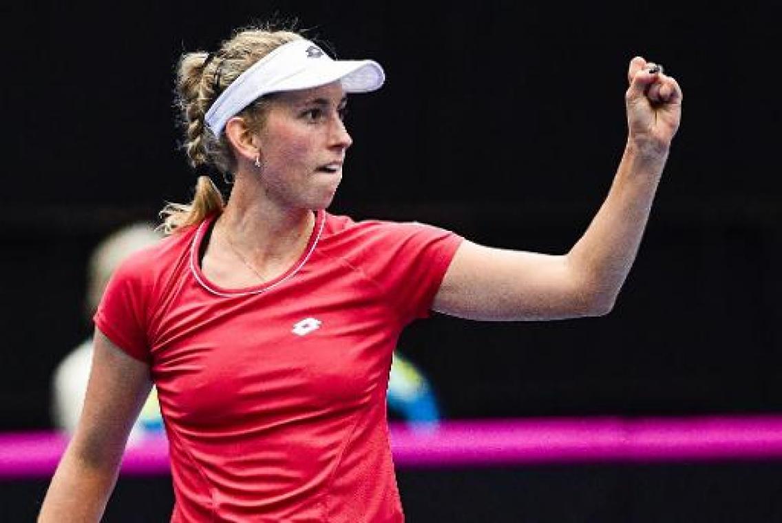 België één zege verwijderd van finaleweek na winst van Mertens tegen Putintseva