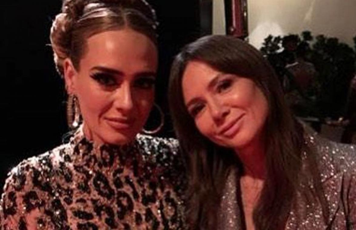 Tv-presentatrice op de foto met "magere" Adele: "Ik herkende haar eerst niet"
