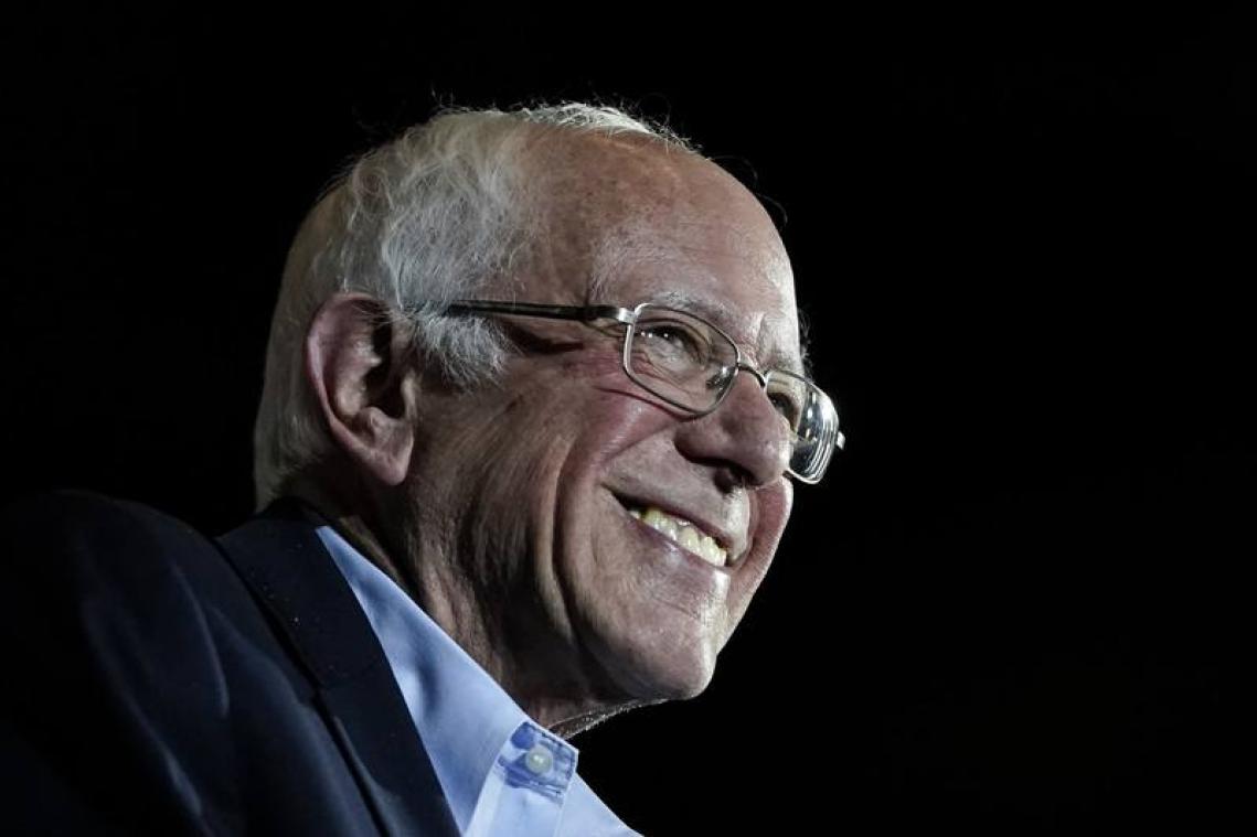 Bernie Sanders doet goede zaak richting nominatie met monsterzege in Nevada