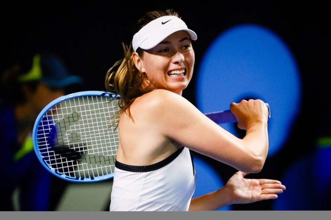 Maria Sharapova zet een punt achter haar carrière