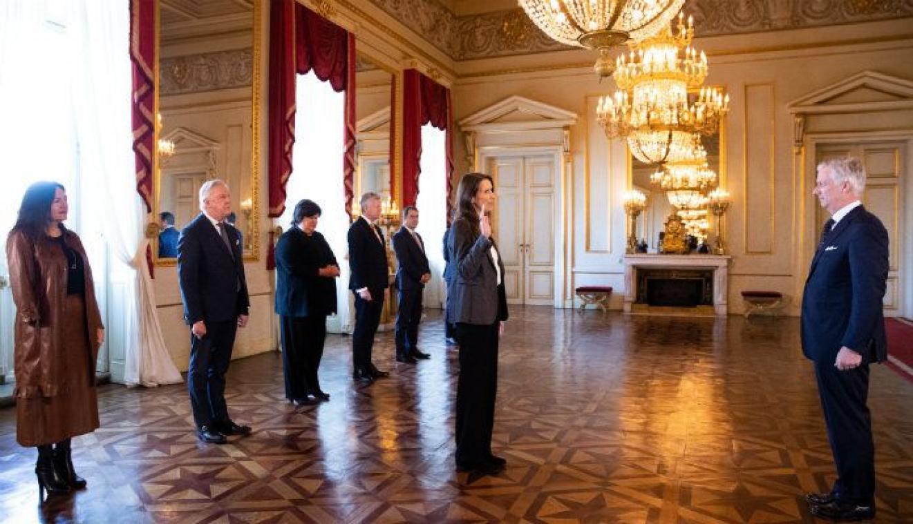 Regering-Wilmès legt eed af bij koning Filip