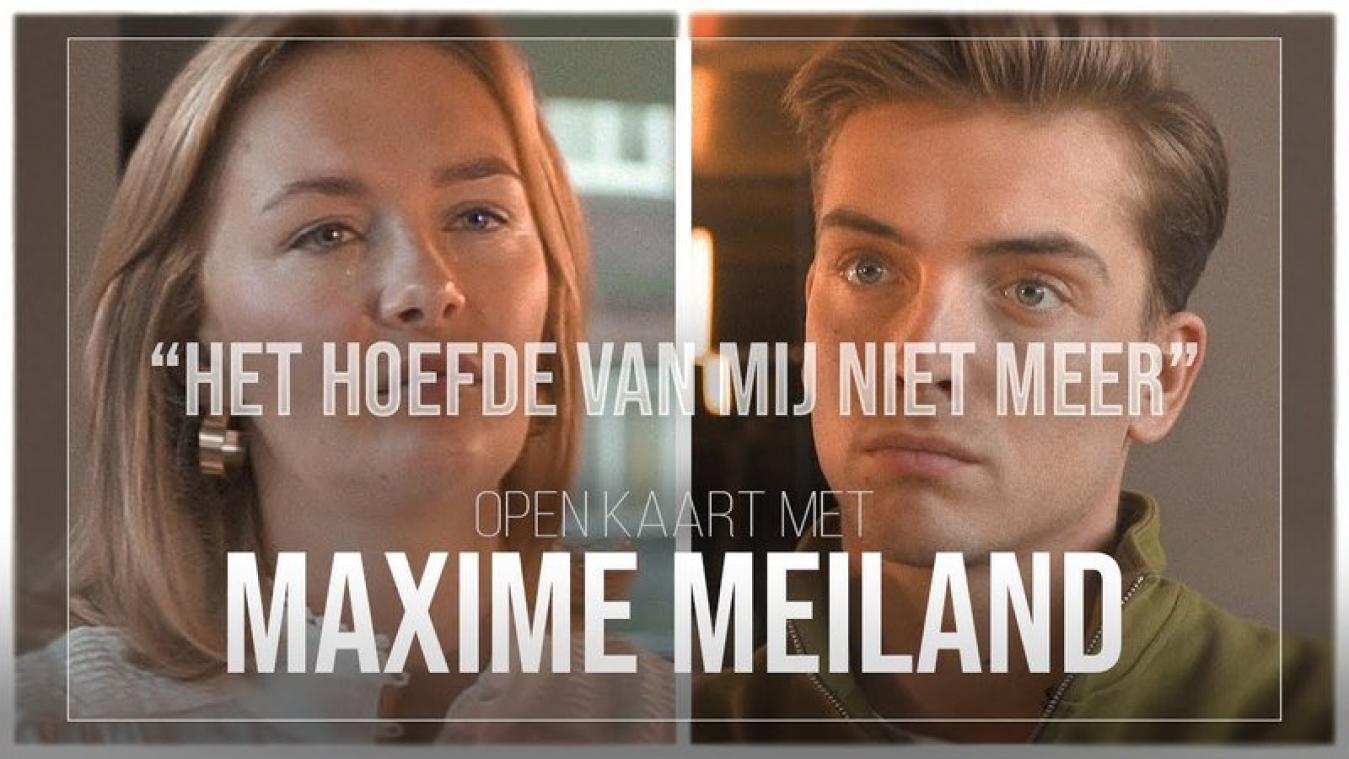 VIDEO. Maxime Meiland werd hard gepest: "Ik wilde er een eind aan maken"