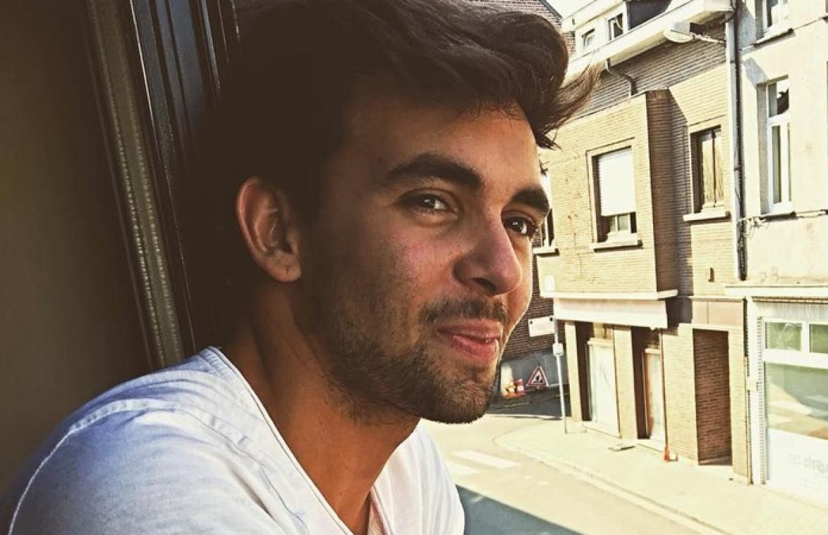 Mathias Vergels samen met tegenspeelster uit 'Thuis'