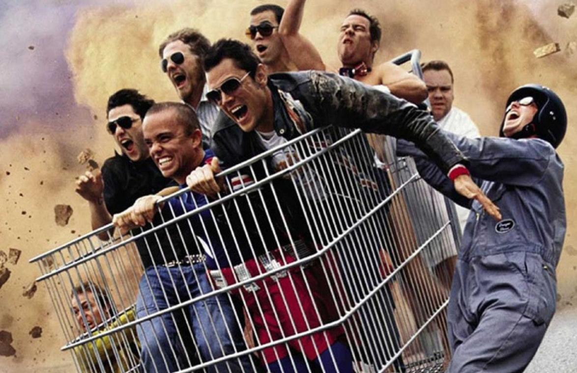 'Jackass'-ster Johnny Knoxville haast onherkenbaar met grijs haar