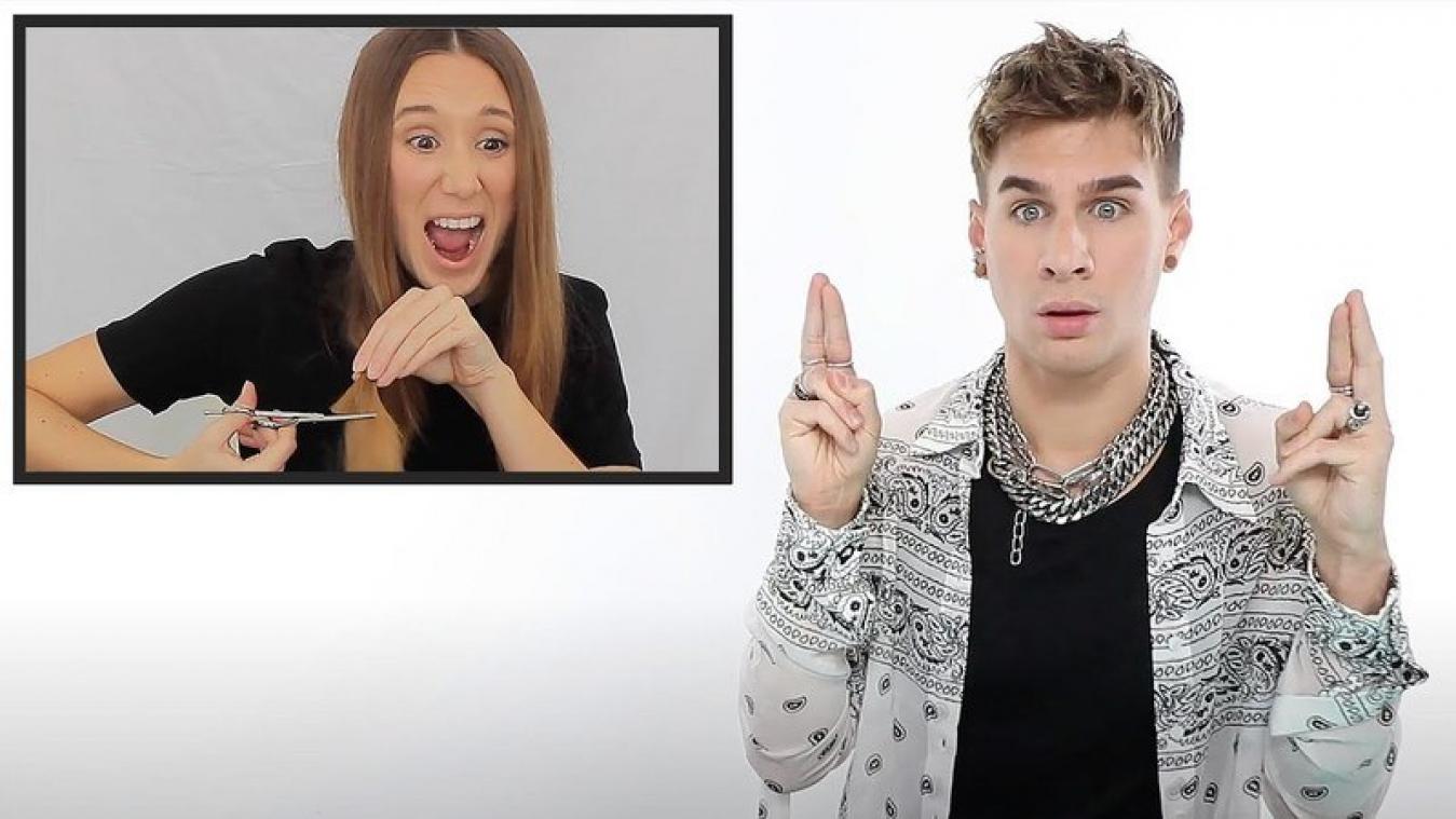 VIDEO. Kapper reageert op mensen die eigen haar knippen: Dit is een ramp, make it stop!
