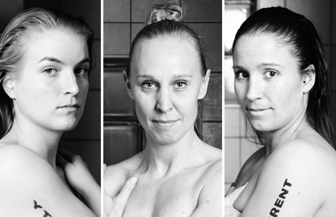 Belgische basketbalvrouwen uit de kleren tegen homofobie