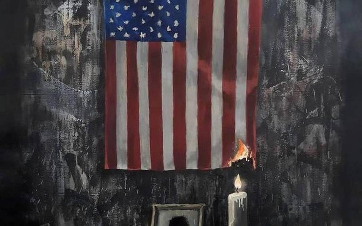 Nieuwste kunstwerk van Banksy klaagt racisme aan