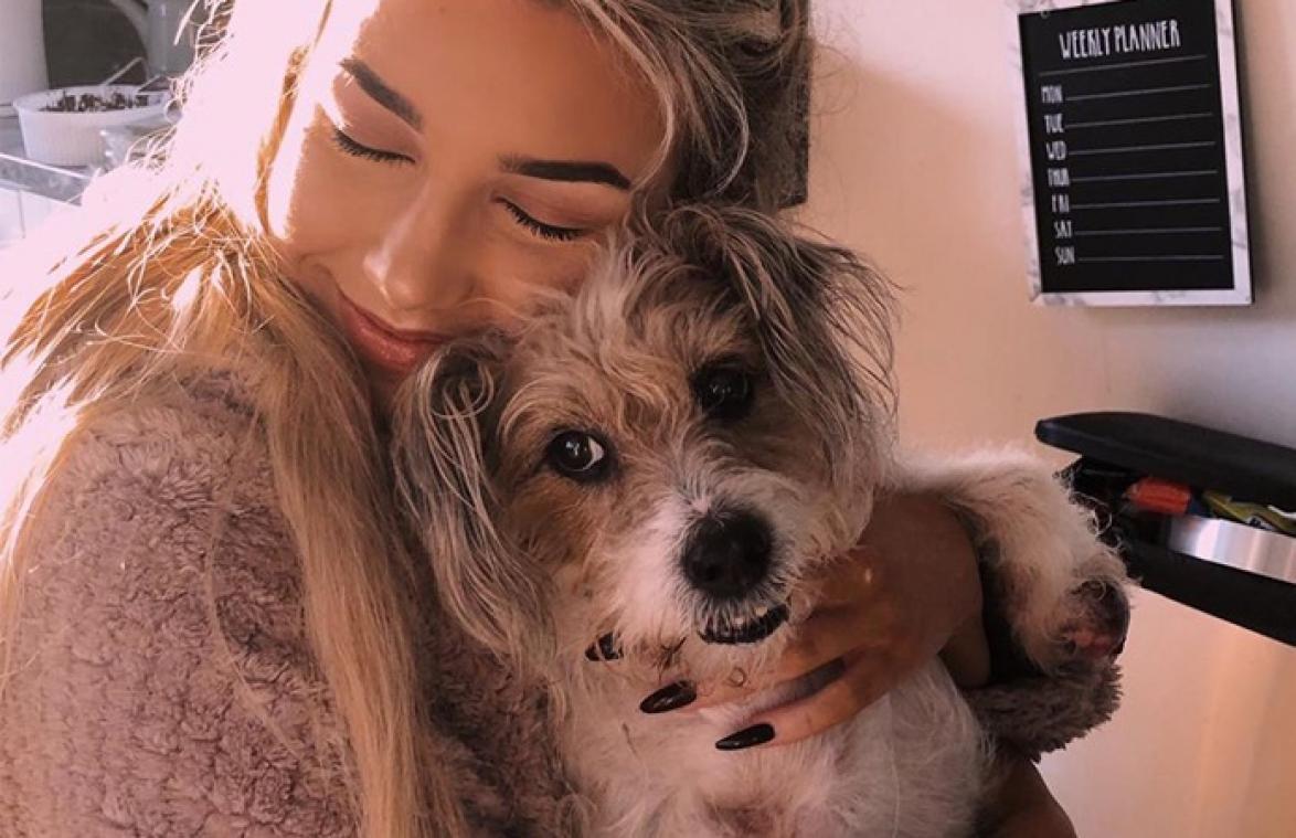 Ontroostbaar baasje ziet gezicht van pas overleden hond in de wolken (foto)