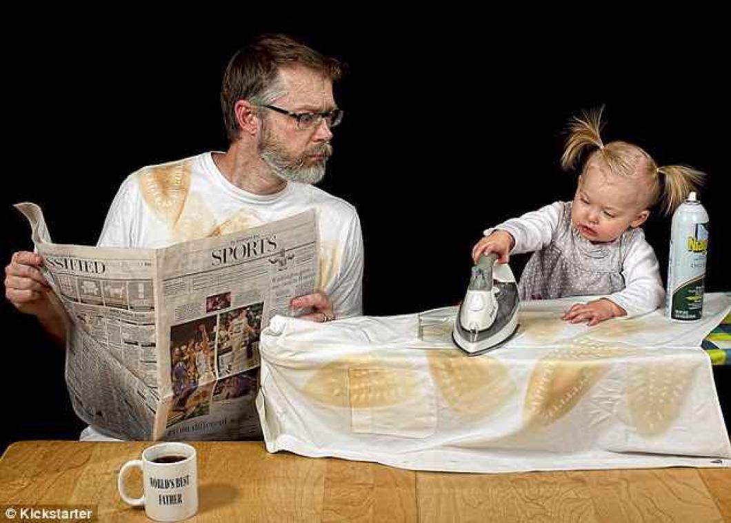 'Beste vader ter wereld' poseert met dochter in schitterende fotoreeks