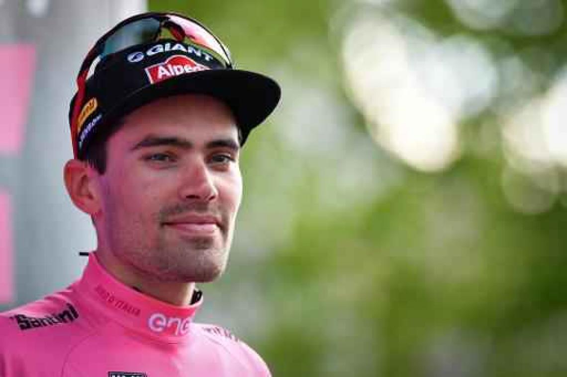 Giro - Dumoulin geniet in Nederland van roze trui