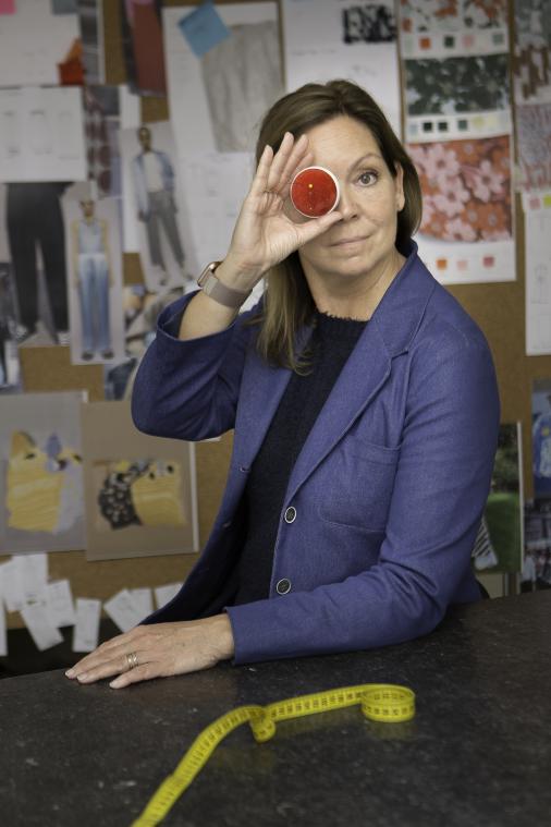 MADE IN BELGIUM. Modeontwerpster Nathalie Vleeschouwer: "Er is niks mis met kledij van een paar jaar oud"