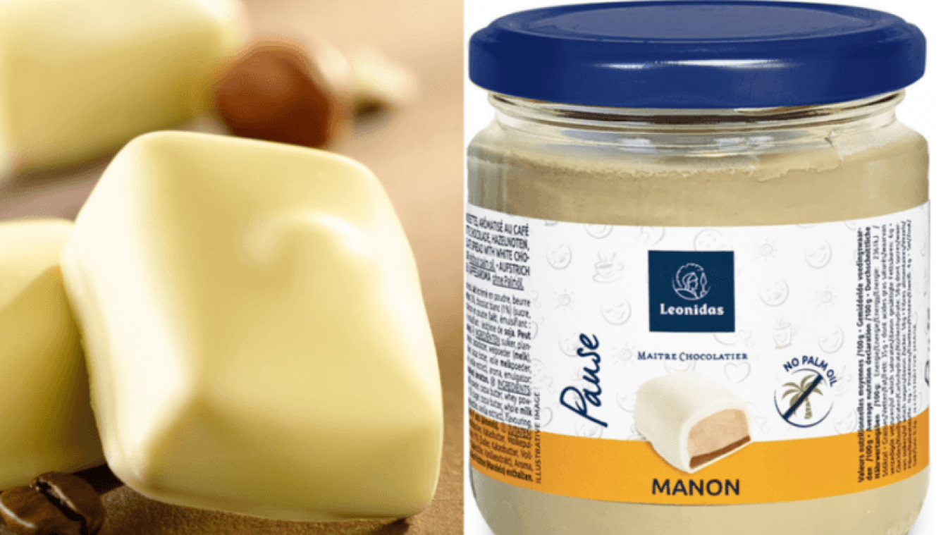 Leonidas brengt smeerpasta van populaire 'Manon'-praline op de markt