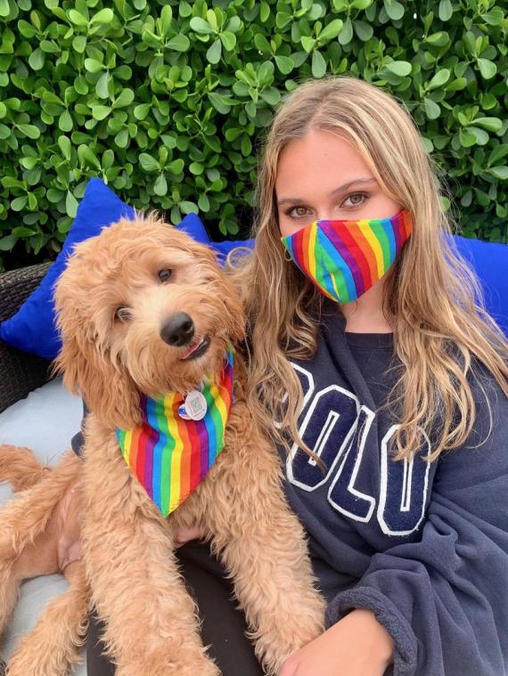 CUTE! Je kan je mondmasker nu matchen met je hond