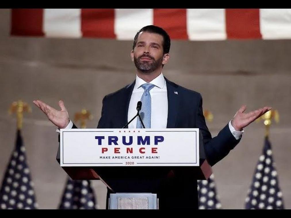 #Cocaïne trendt op Twitter na speech Donald Trump Jr.: kijk zelf waarom (video)